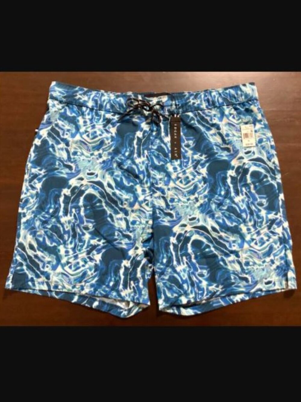 NWT $30 Men’s XL Edgar + Ash Swim Bathing Suit Trunks Shorts Beach Pool Vacation